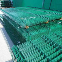 Panou gard bordurat 2x2,5m verde